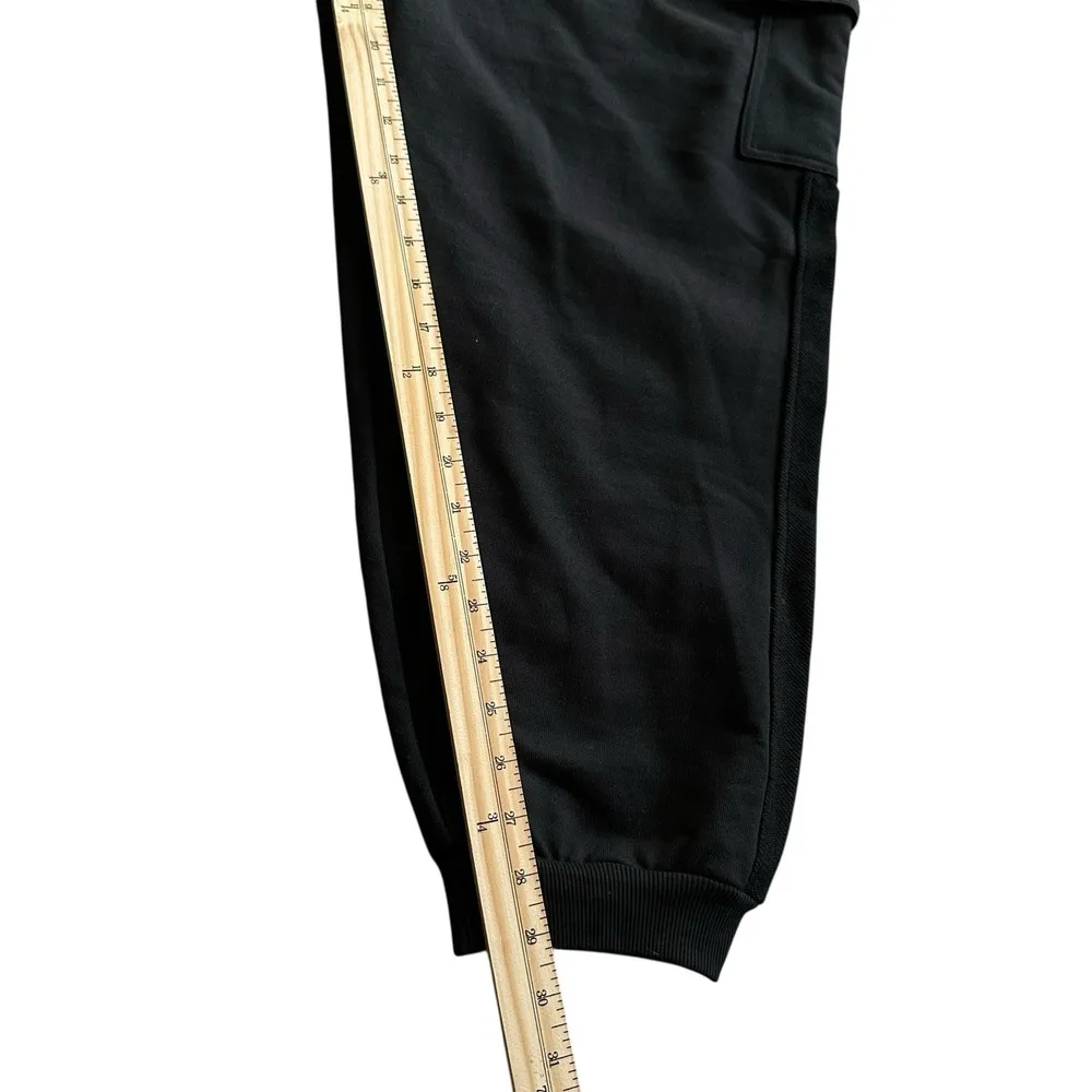 Gymshark Legacy Joggers Women's XXL Black Cotton Cargo Sweatpants Athleisure NWT - Image 16