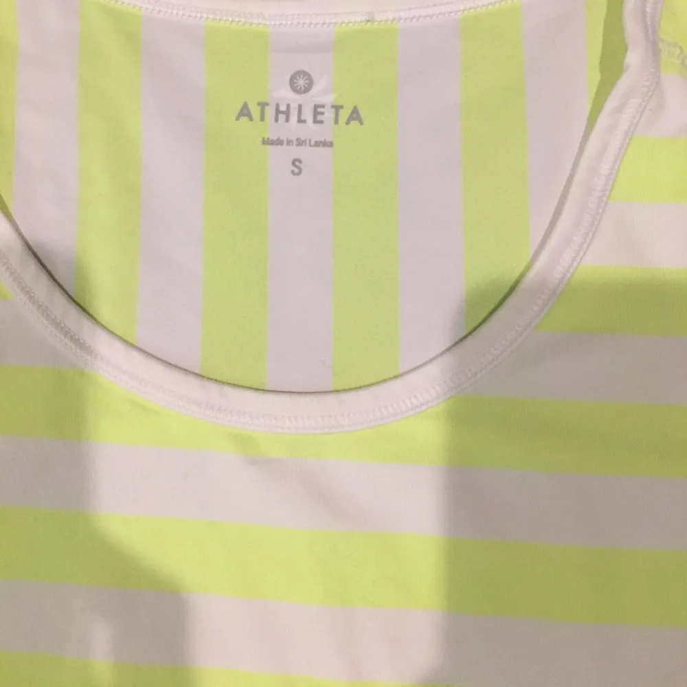 Athleta Ocean Stripe Chi Muscle Tank - Small - Image 6