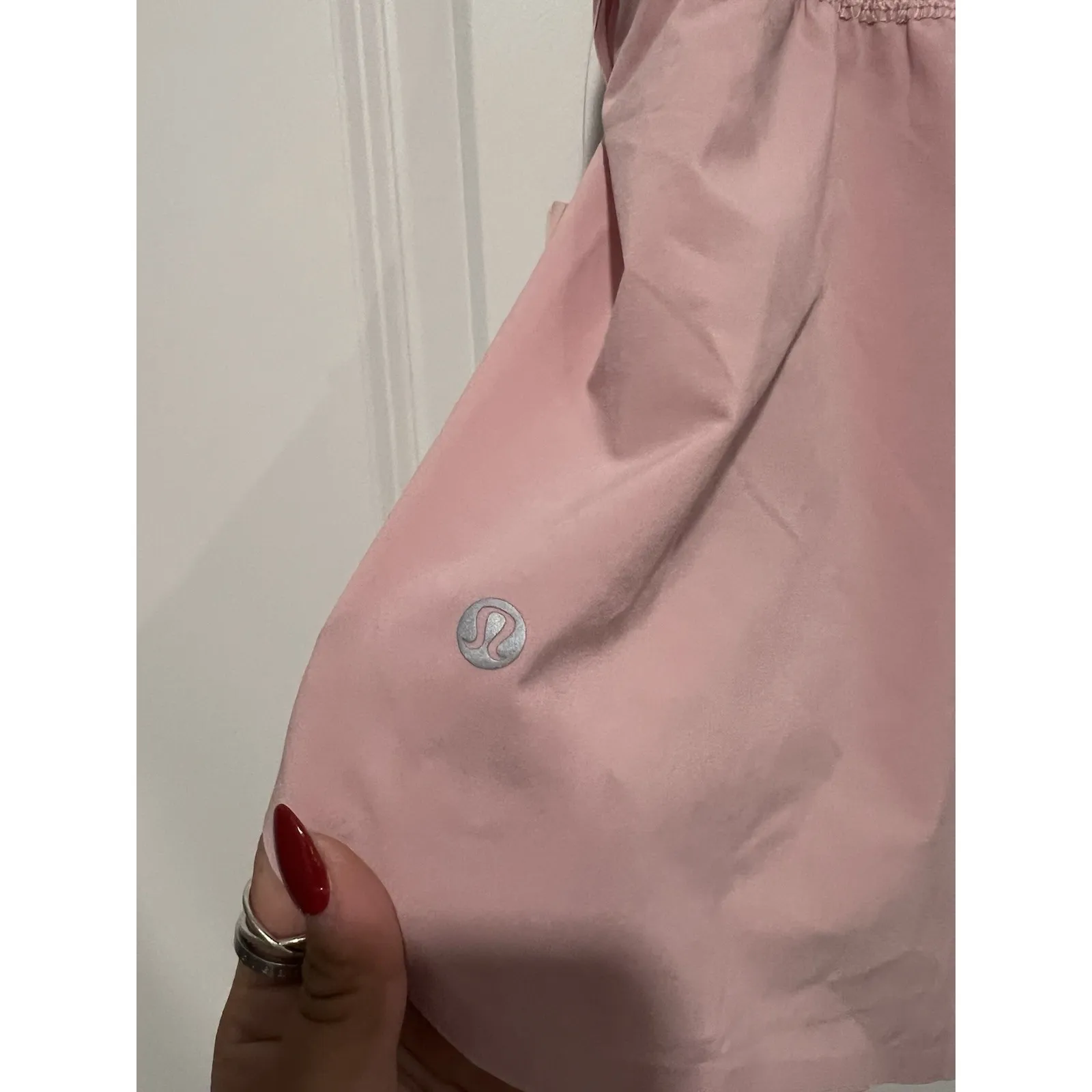 Lululemon Fast and Free High-Rise Classic-Fit Split Short 3" NWT $78 Pink Haze M - Image 3