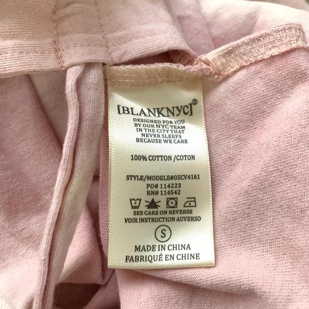 Blank NYC Tie Dyed Rosewater Sweatshirt Jersey Hoodie Pink - Image 12