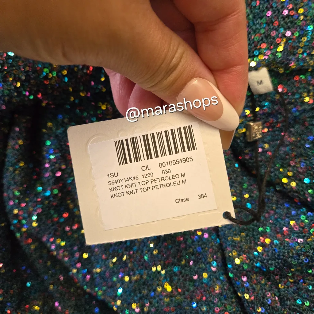 Loewe Asymmetric knotted sequined knitted top - Image 7