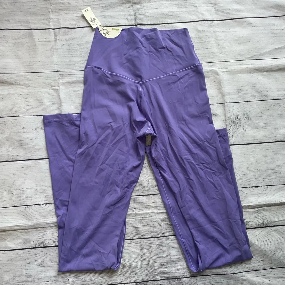 NWT Aerie Xtra Bootcut Pants Purple Solar Flare - Image 6