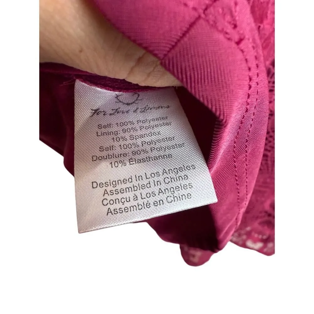 For Love & Lemons Sienna Mini Dress in Scarlet Sz. L - Image 7