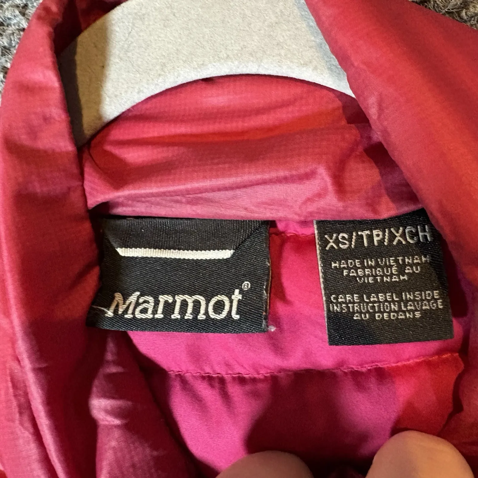 Marmot Womens Pink Long Sleeve Full-Zip Puffer Jacket Size XS/TP/CH mock neck - Image 5