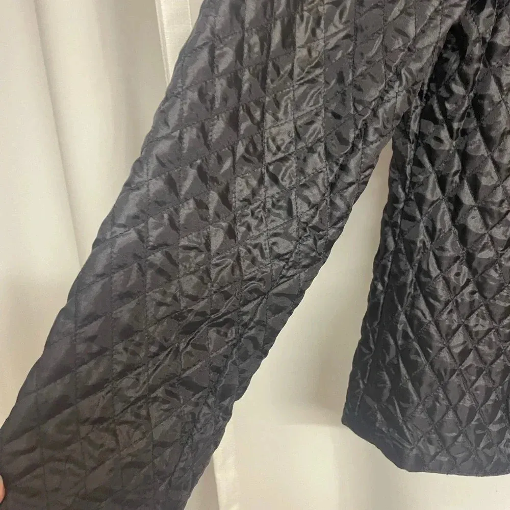 Chico’s Reversible nylon/poly jacket no tags size medium purple & black - Image 6