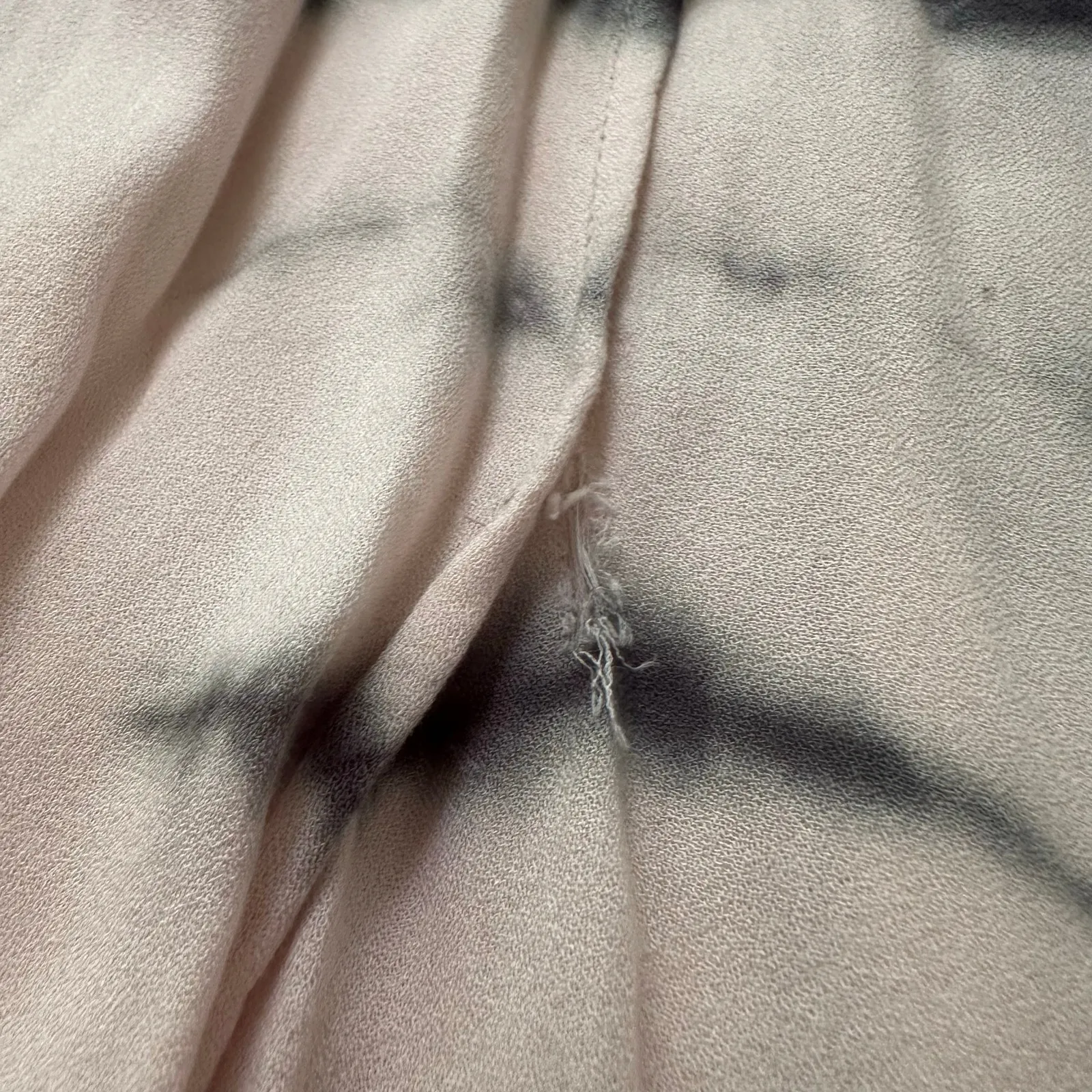 Young, Fabulous & Broke cream and navy tie-dye wide leg slit pants size M - Image 11