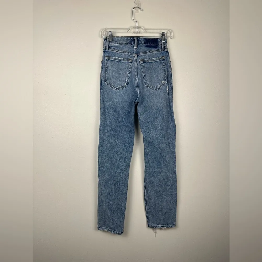 Abercrombie and Fitch Curve Love The Dad High Rise Jeans Women’s Sz 24 - Image 3