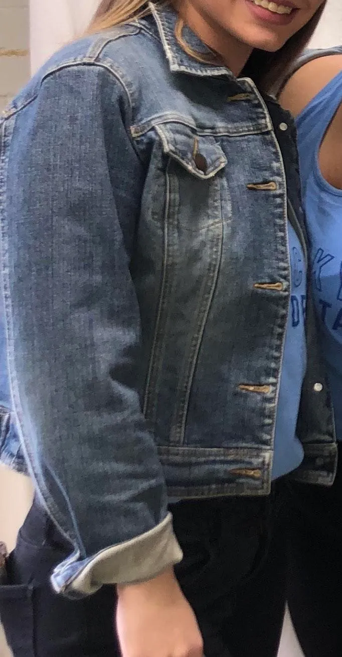 INC  Jean Jacket - Image 6