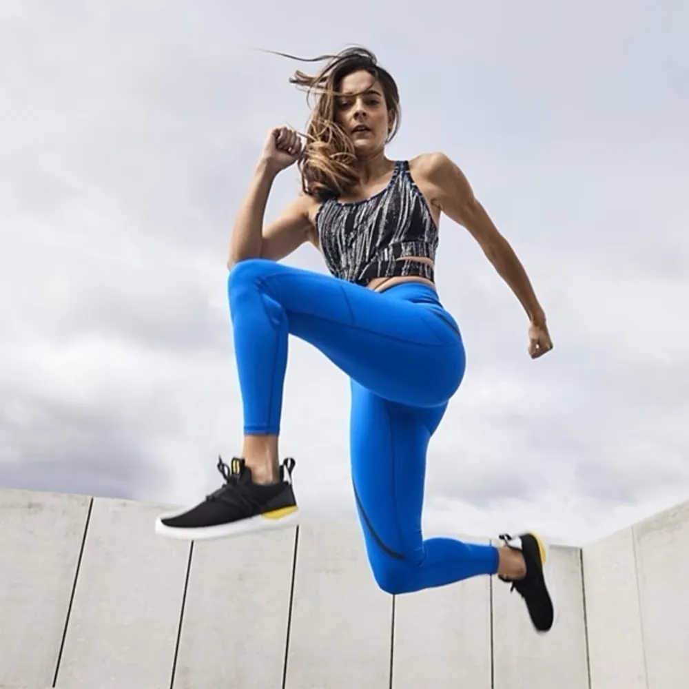 Sports Illustrated Womens Cobalt High Leggings‎ Size Xlarge Blue - Image 2