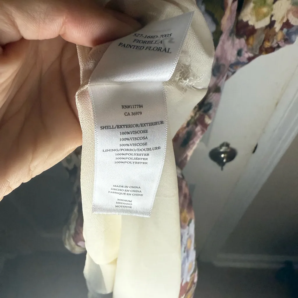 RAILS fiorella painted floral tiered mini dress in painted floral - Image 7