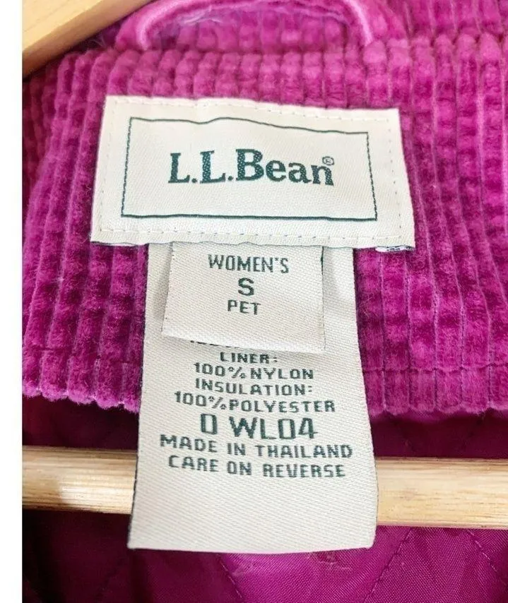 LL Bean Corduroy Button Down Jacket Size 6 Petite - Image 7