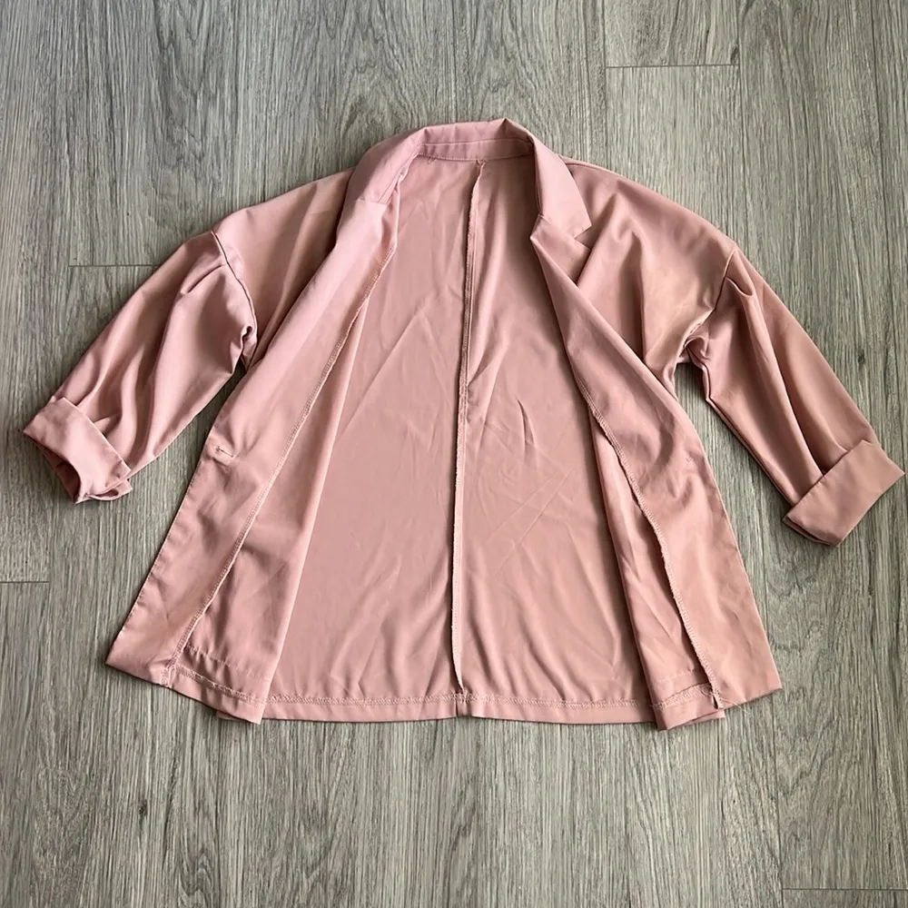 SHIEN Pink Mauve Blazer Size S - Image 2