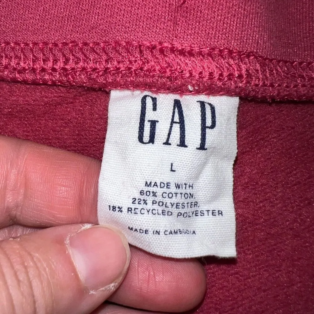 Womens Sweat Shorts Casual Comfy Solid Drawstring Raspberry Pink Logo Large - Image 5