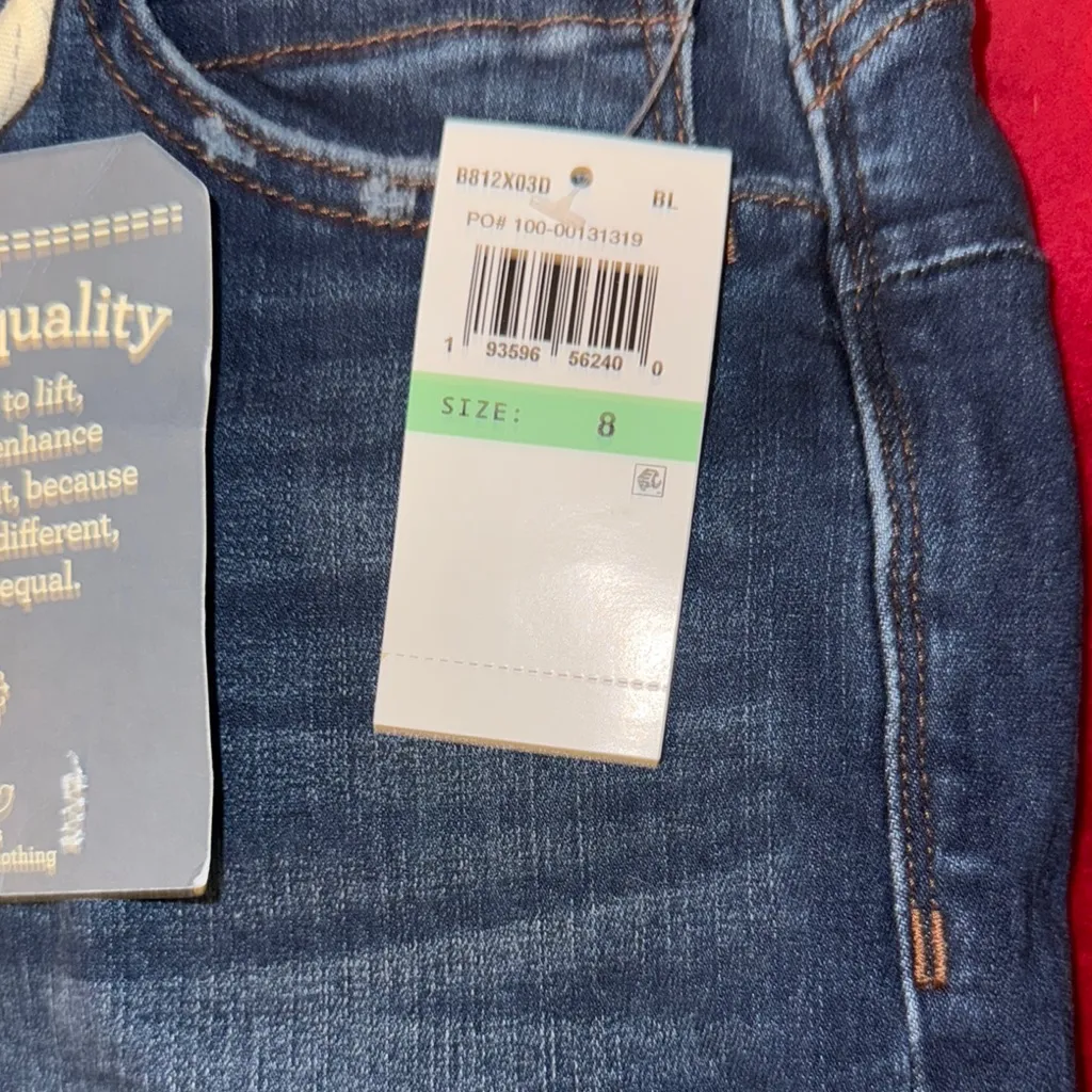 Democracy‎ Women's Blue Denim Shorts - Image 5