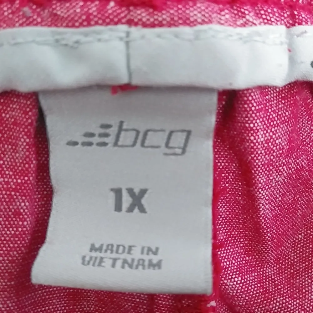 BCG 1X 38 Red Cotton Shorts Plus - Image 2