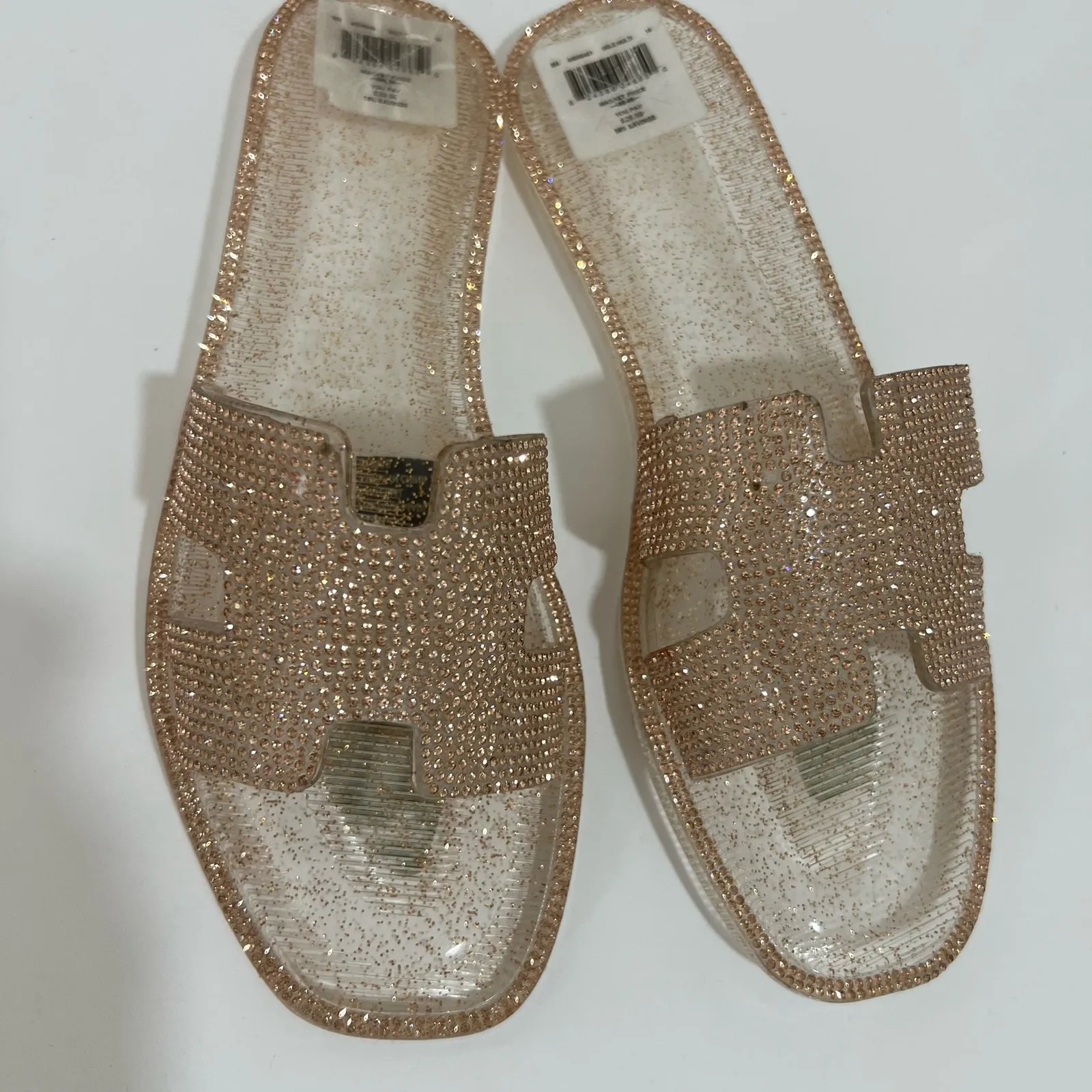 Steven New York Steve Madden Andrian Jewel Sandal In Gold Multi Size 10 New - Image 2