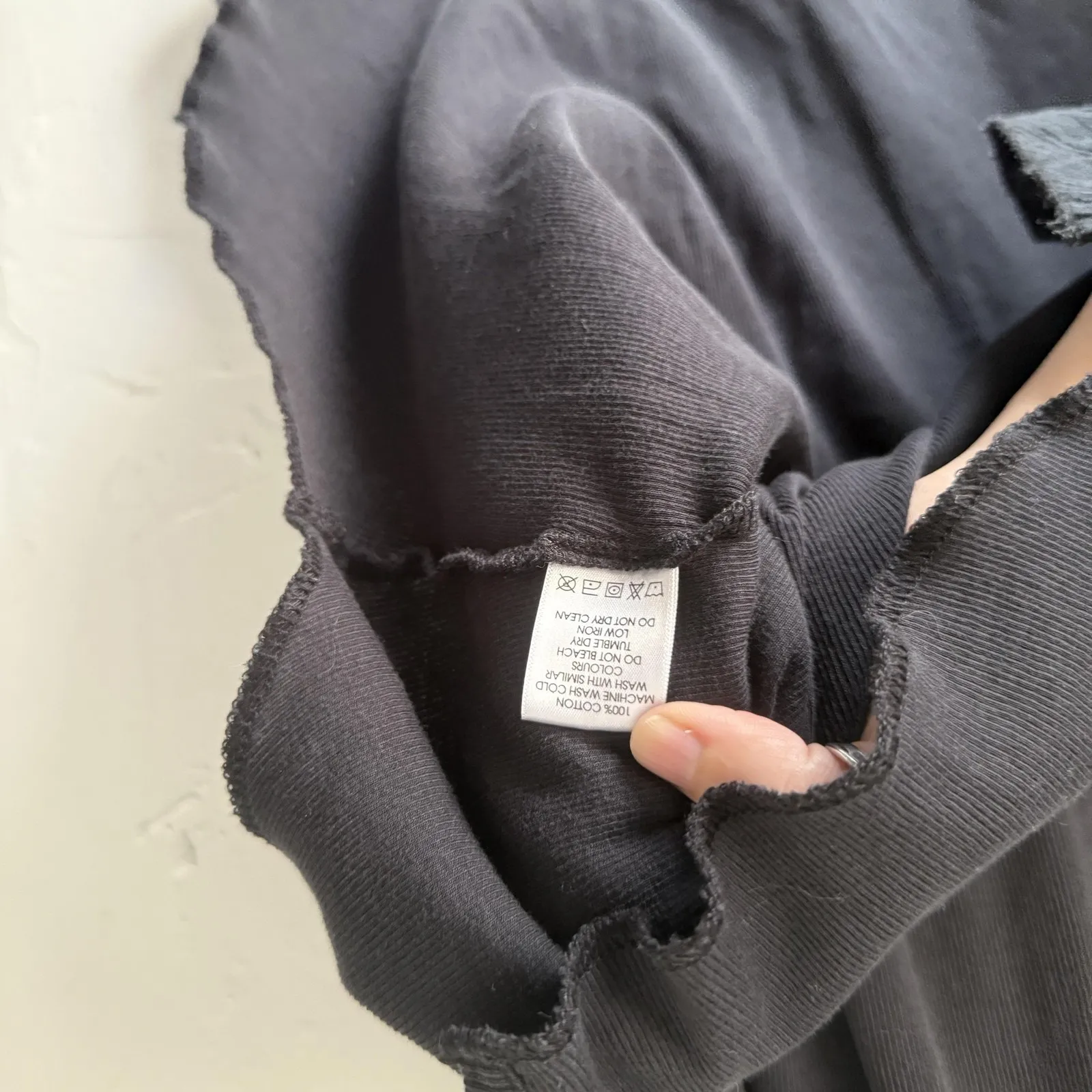 ABLE Cardigan Sweater Womens Medium Button Front Long Sleeve‎ Lightweight Top Black - Image 7