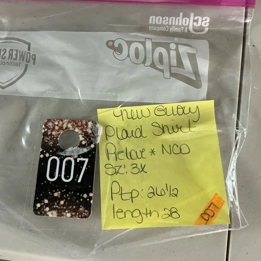 New Glory Rust and White Plaid Blouse - Image 6