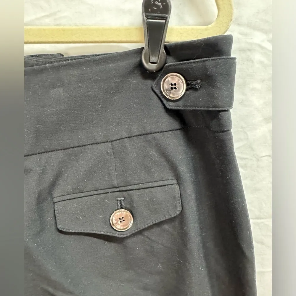 Grace Elements | High Button Waist Black Gaucho Shorts | Size 14W - Image 4