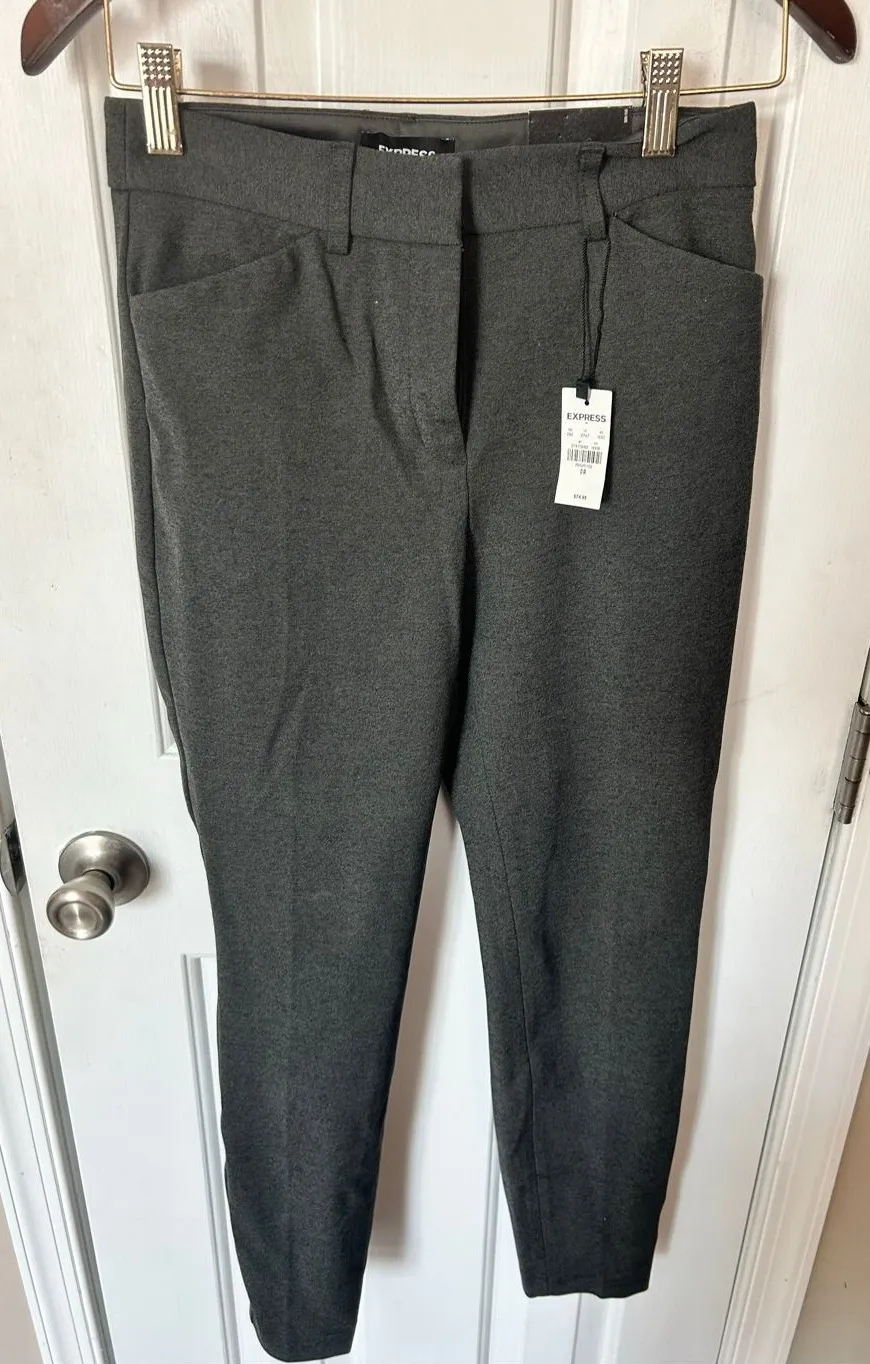 Express skinny high-rise machine, washable work dress pants size 0 R work attire - Image 1