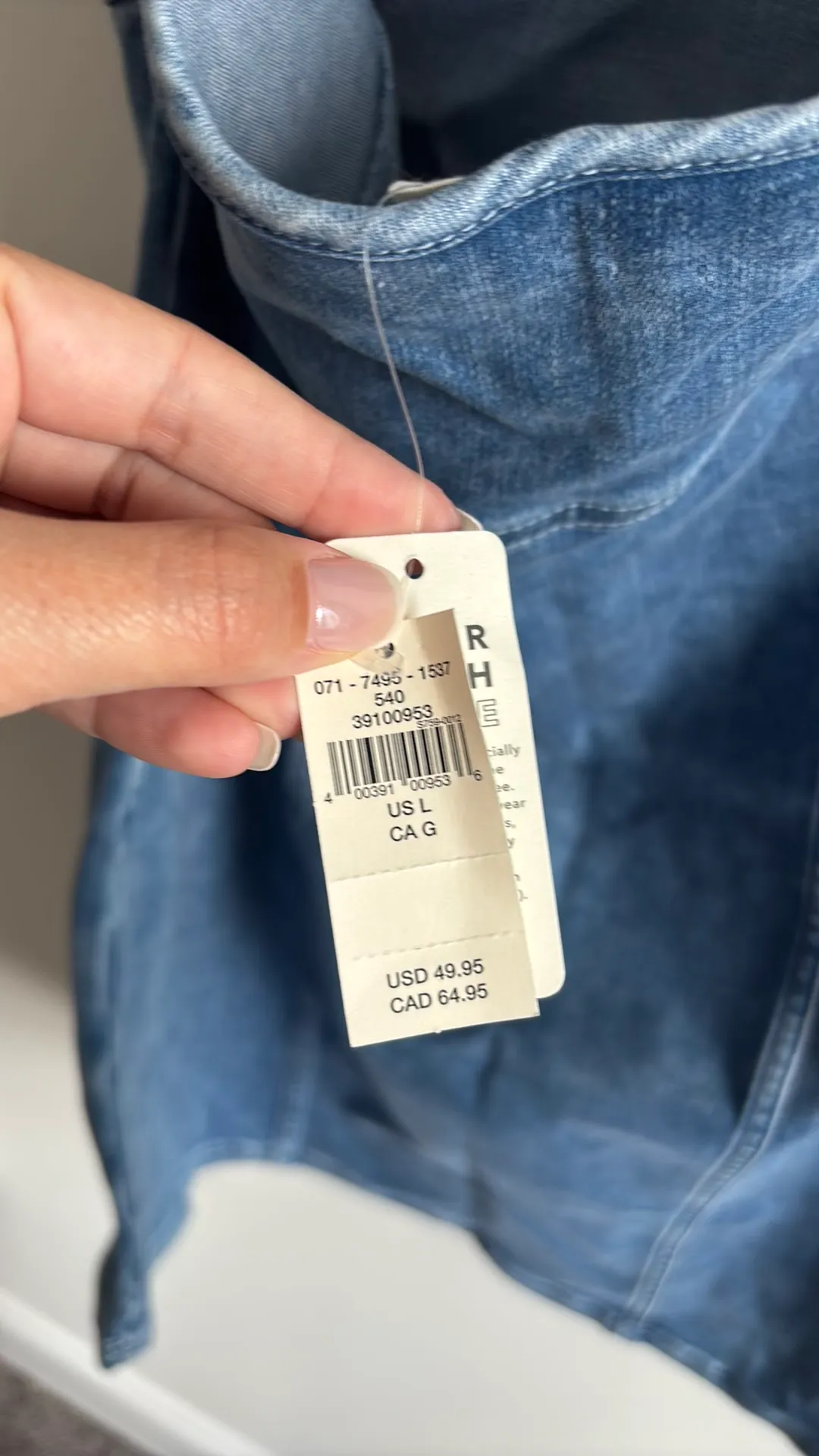 Aerie Denim Dress Mini - Image 3