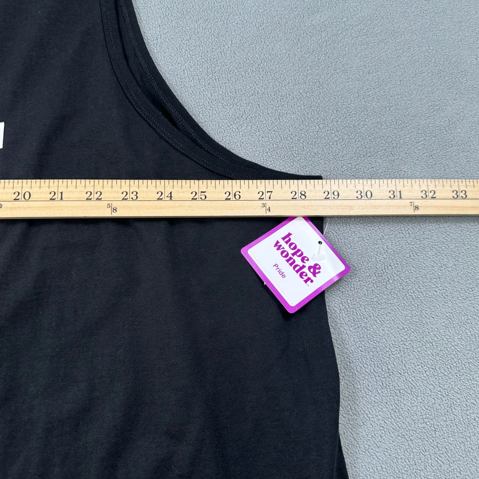 LGBT Love Tank Top Black Mens 4XL Hope & Wonder Pride Love Rainbow Equality 365 Size 4X - Image 4