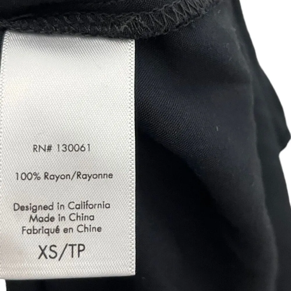 L*Space Emma Cover Up Dress in Black Maxi Slits Deep V Neck Women’s Size XS - Image 10