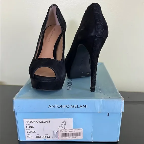 Antonio Melani Luna Black Women's Heels - Image 2