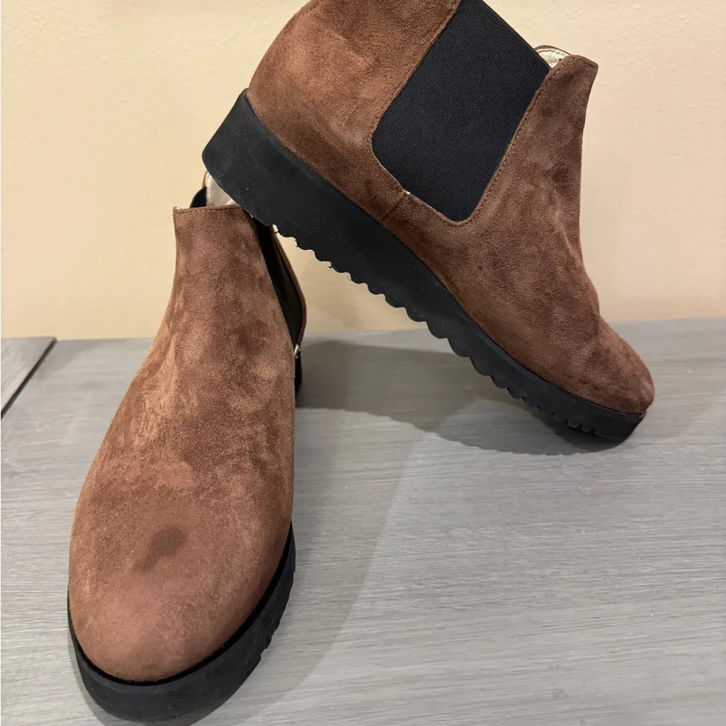 Amalfi by Rangoni Women’s Enrico Chelsea‎ Boots Brown Size 9M - Image 5