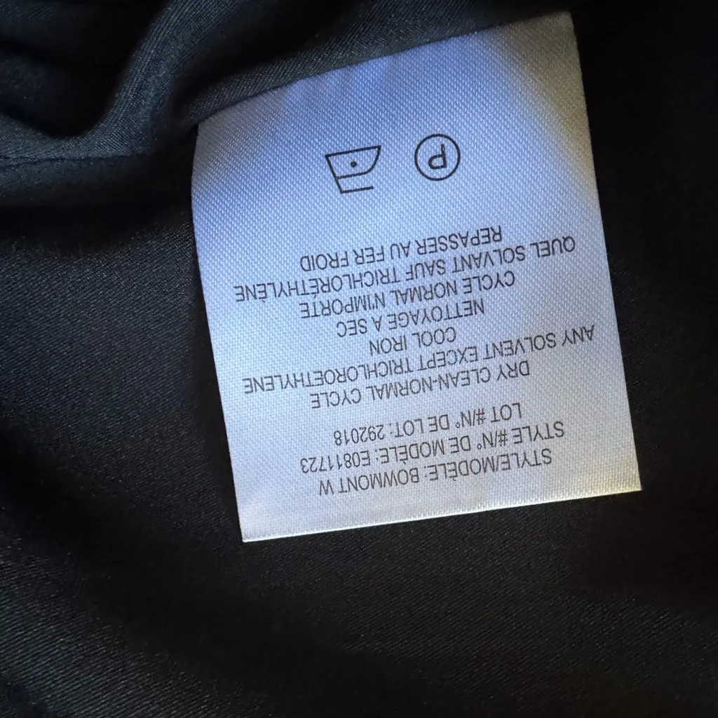 Theory  Two-Tone Black and Gray Mini Skirt - Image 9