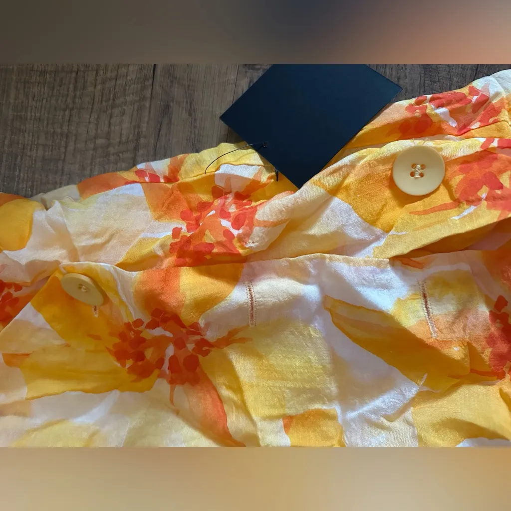 Lulus Prue Orange Floral Halter Mini Dress - Image 6