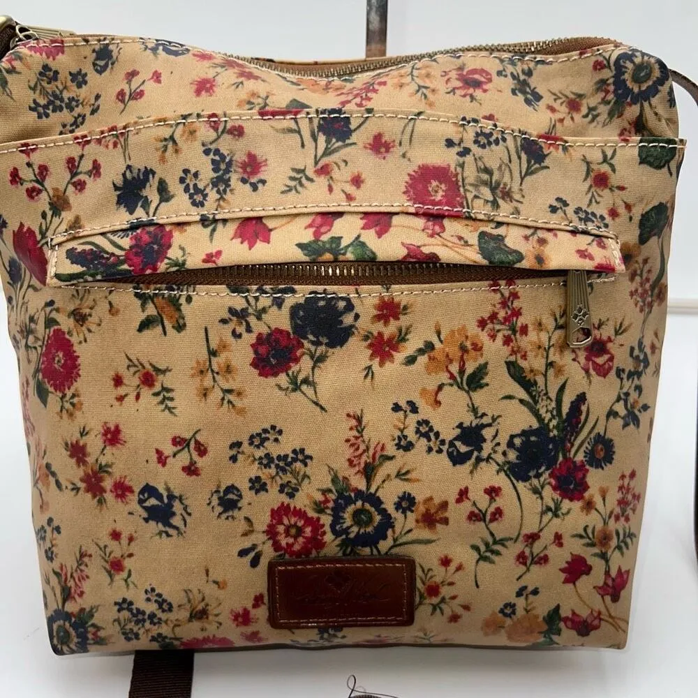 Patricia Nash Patina Prairie Rose Nylon Crossbody Bag New With Dustbag - Image 2