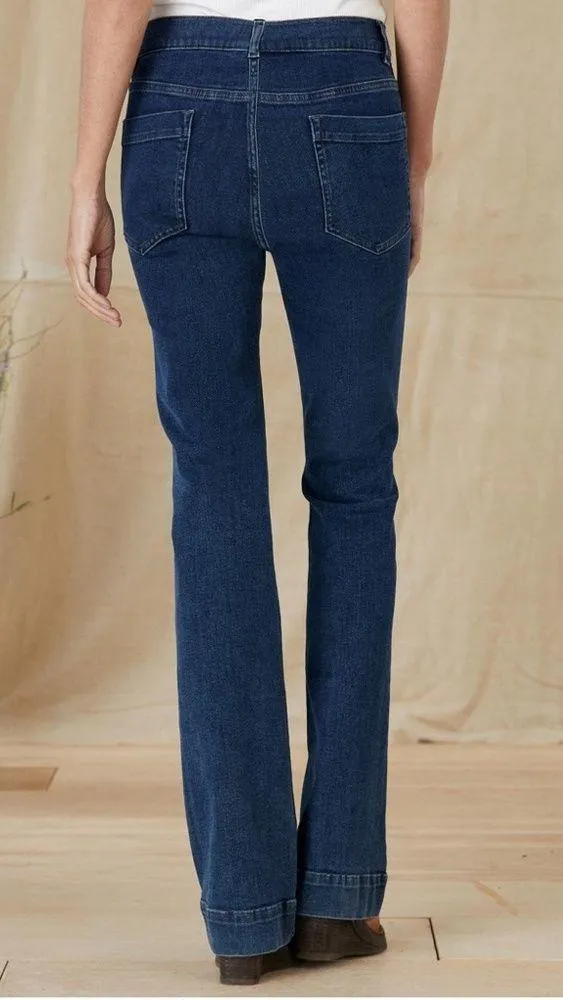 Sundance Jeans Bridget Boot Sea Cliff Medium Wash Denim in Sz 2 EUC 70s Look - Image 2