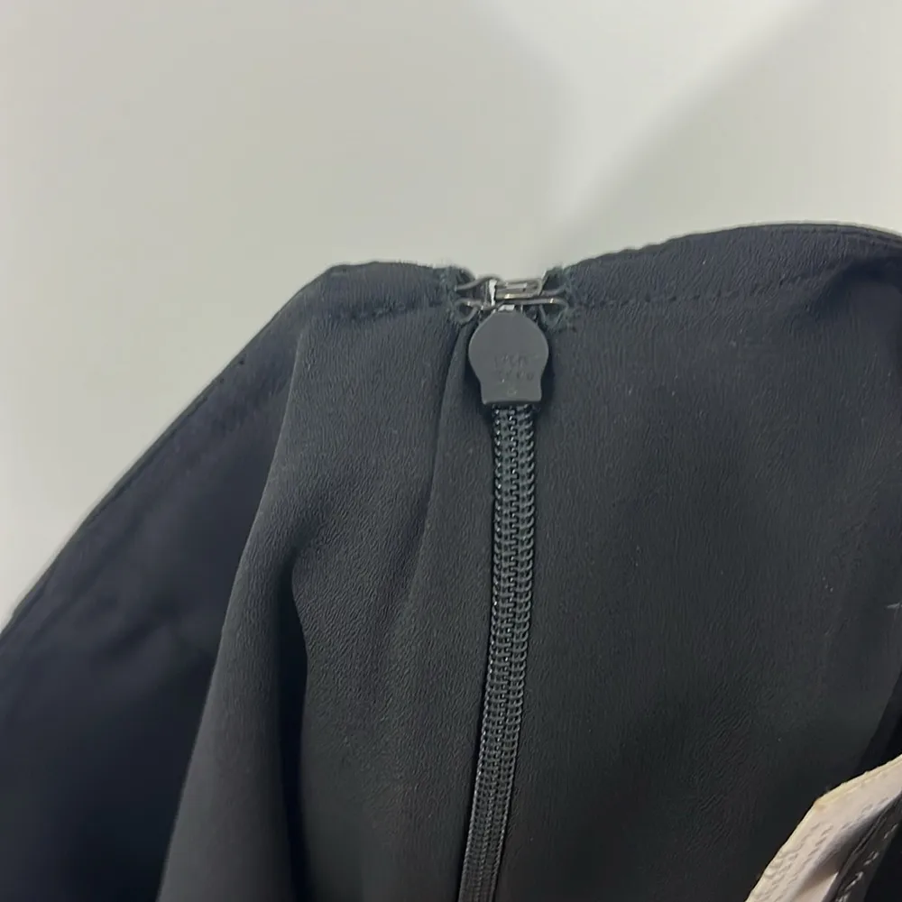 New Dina Bar-El Nordstrom Vintage 90s Size 10 Black Silk Pencil Skirt - Image 13