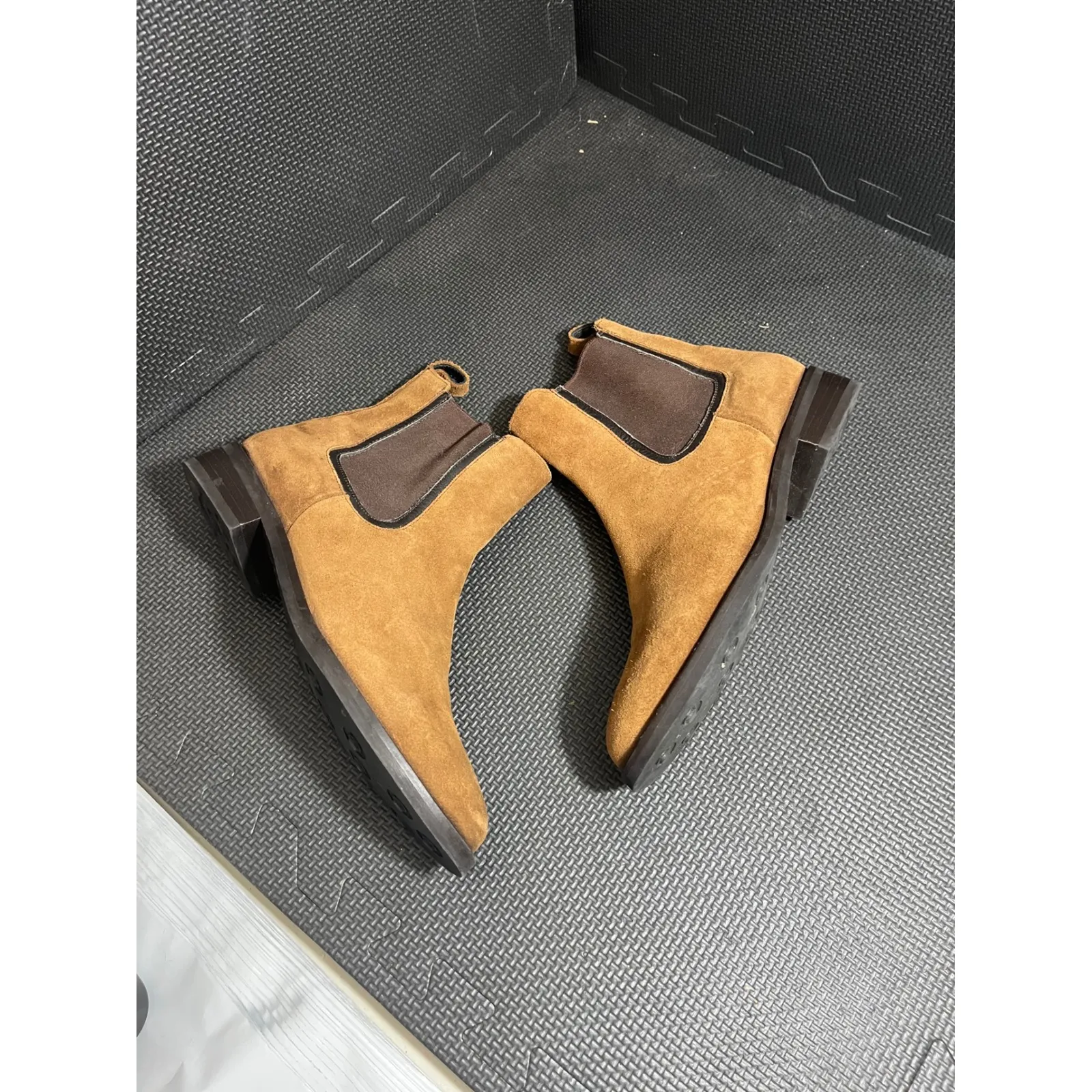 Thursday Boot Company Women's Size 8.5 Brown Suede Chelsea Boots Booties - Image 3