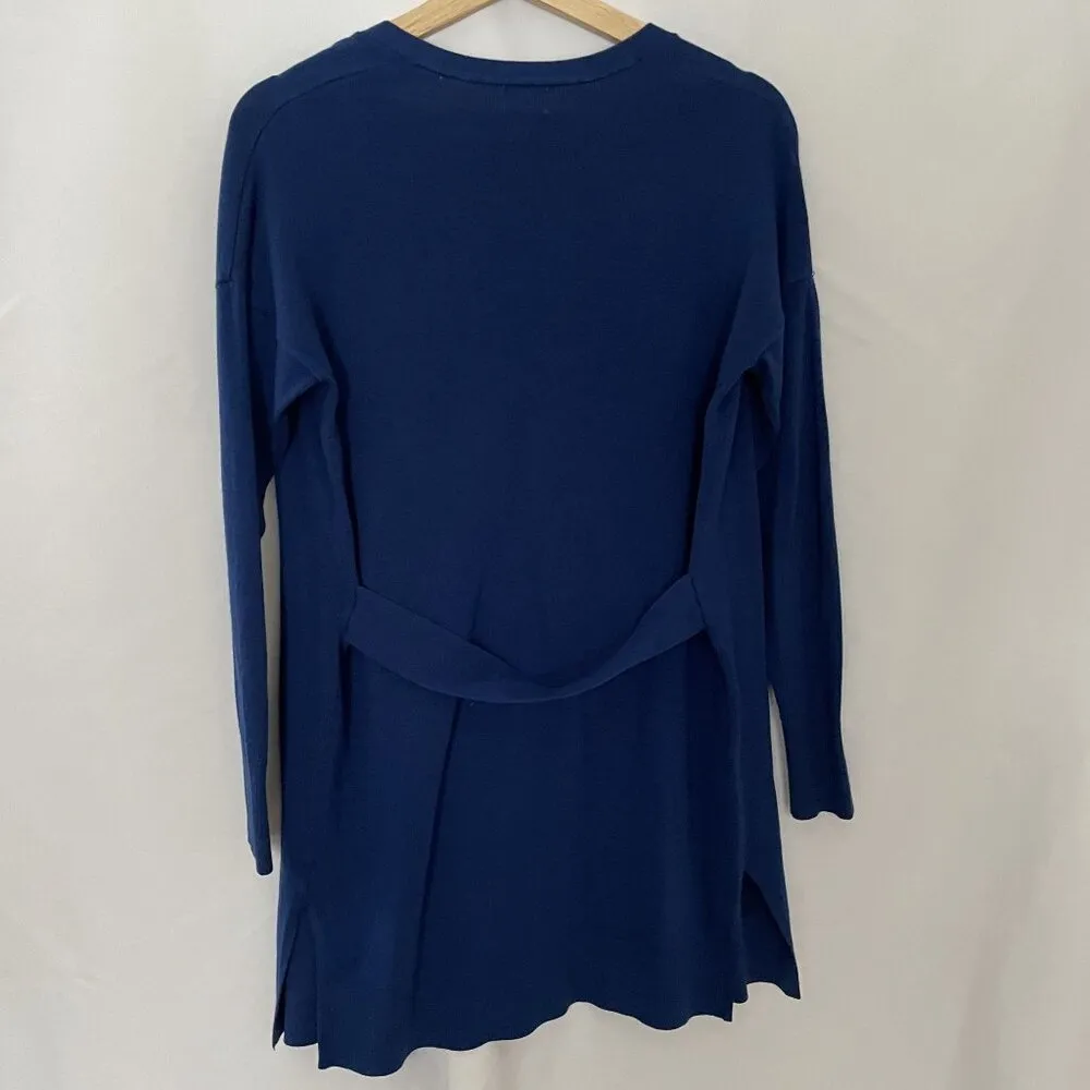 A New Day royal blue long sleeved cardigan knit sweater colorful casual top - Image 8