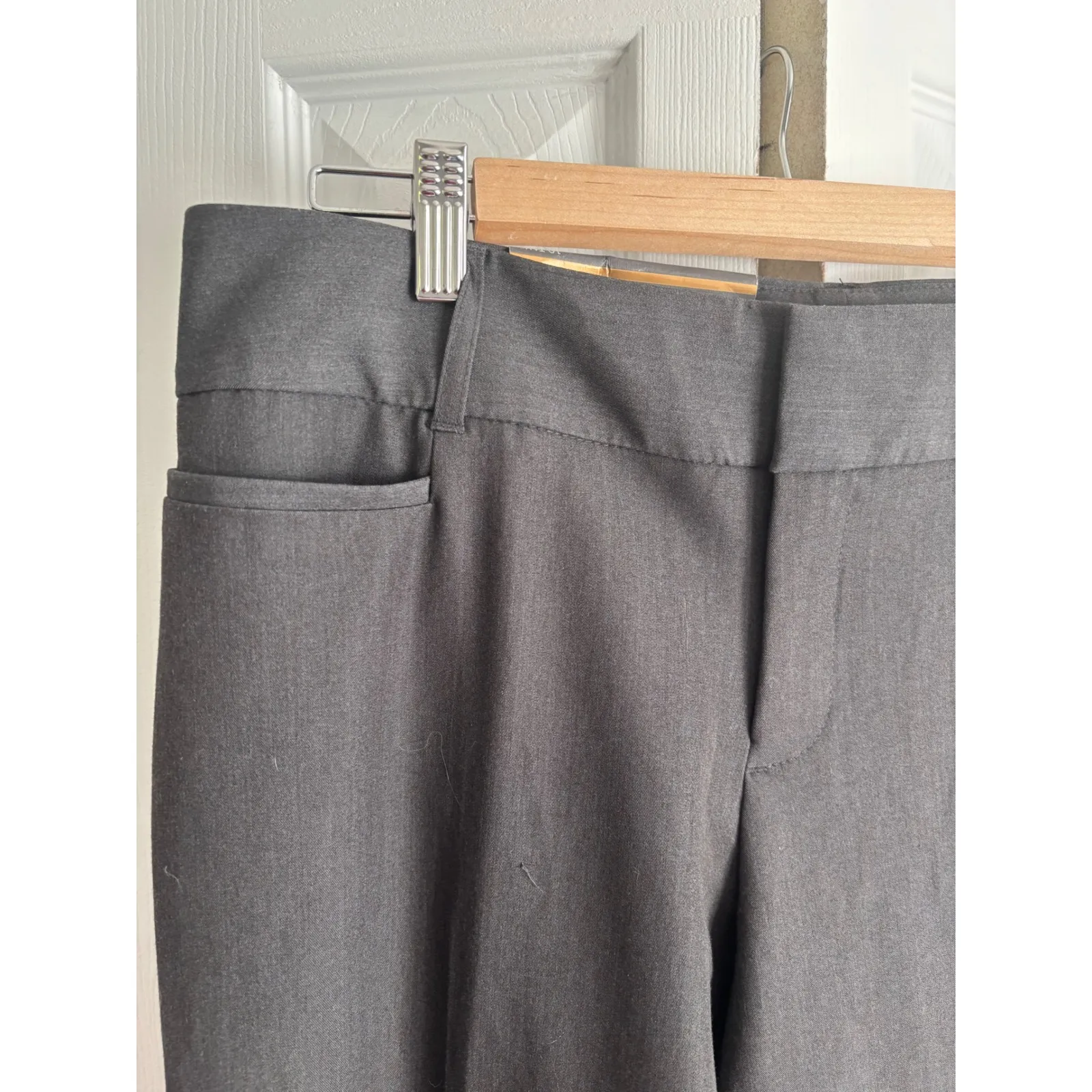 Daisy Fuentes Slimming Straight-Leg Pants – Charcoal Gray – Size 10 Tall – NWT - Image 6