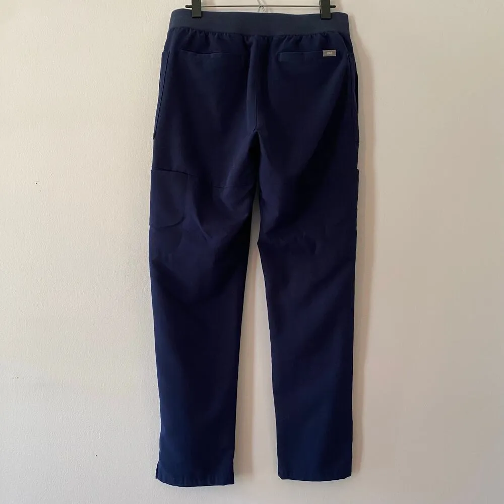 FIGS Women's size Medium Navy Blue Cargo Straight Leg Scrub Pants - Image 6