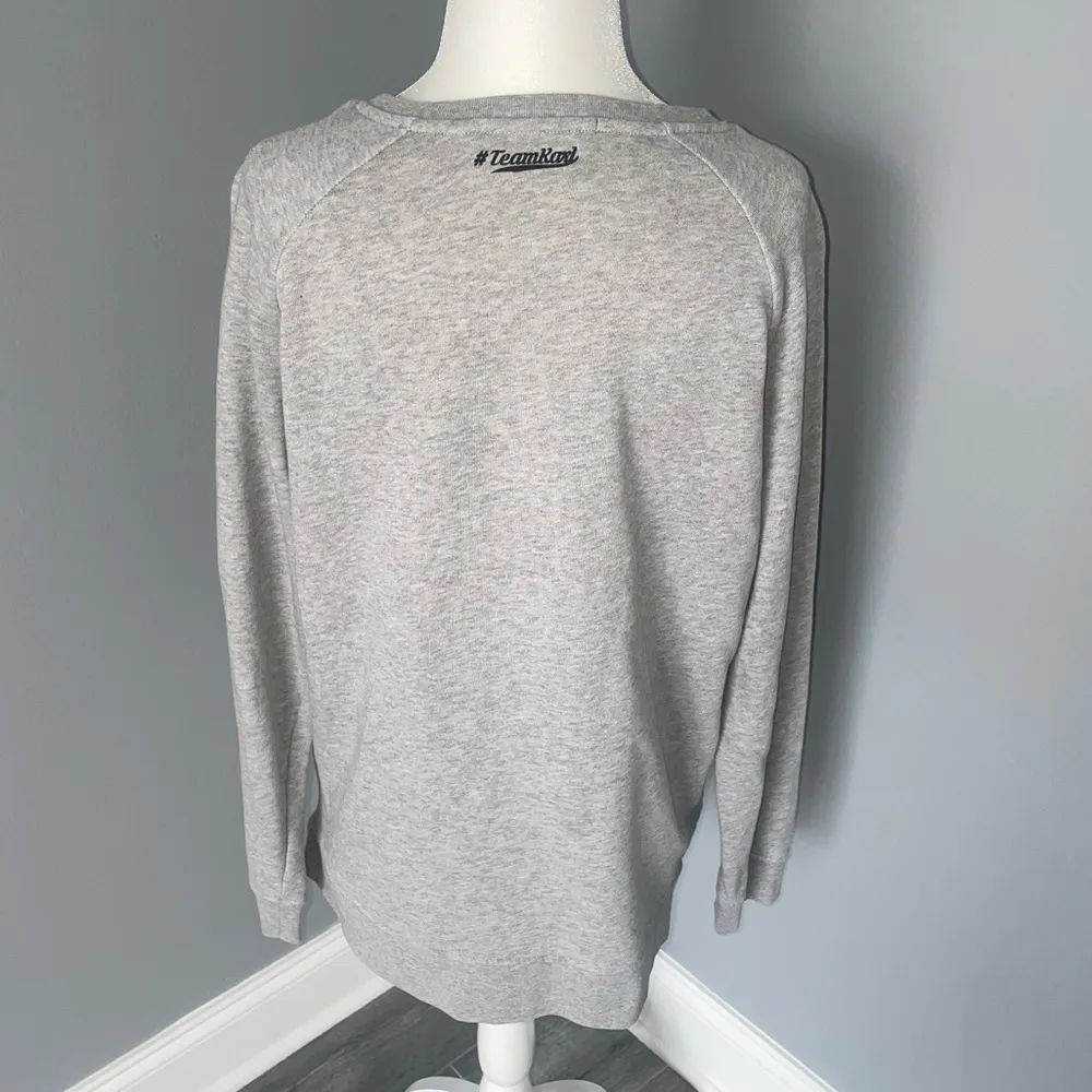 Karl Lagerfeld Crewneck gray sweatshirt size small - Image 2