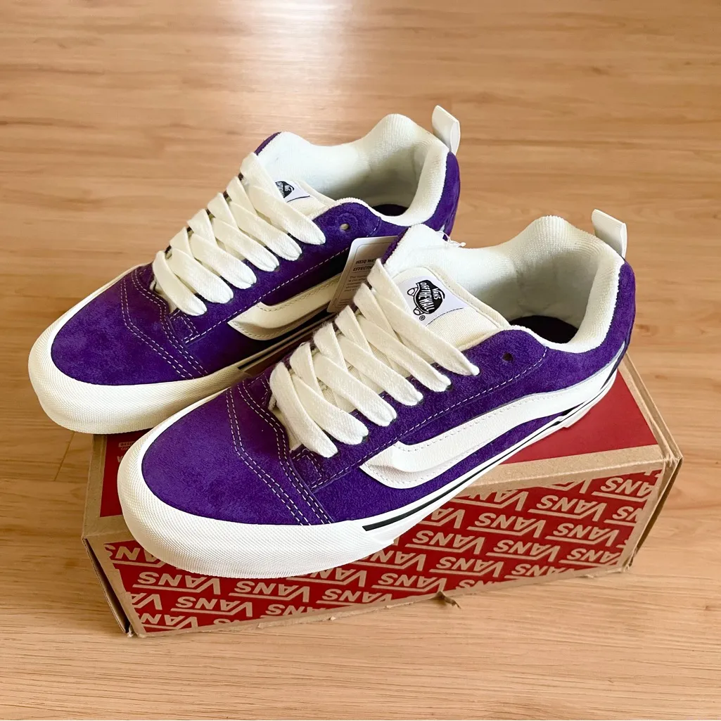 Vans Knu Skool Pig Suede Dark Purple Women 8.5 US - Image 4