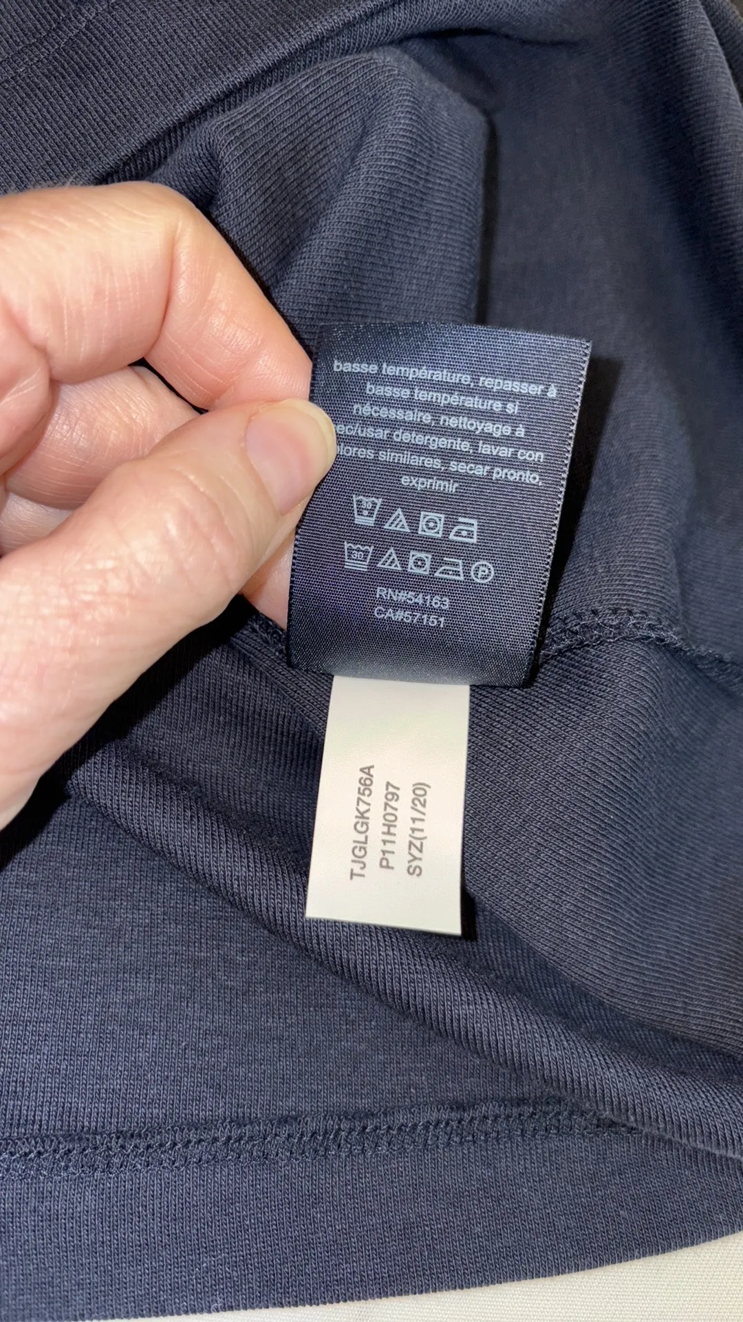 Tommy Hilfiger blouse short sleeves boat neck 100% cotton petite Sz medium NWT - Image 8