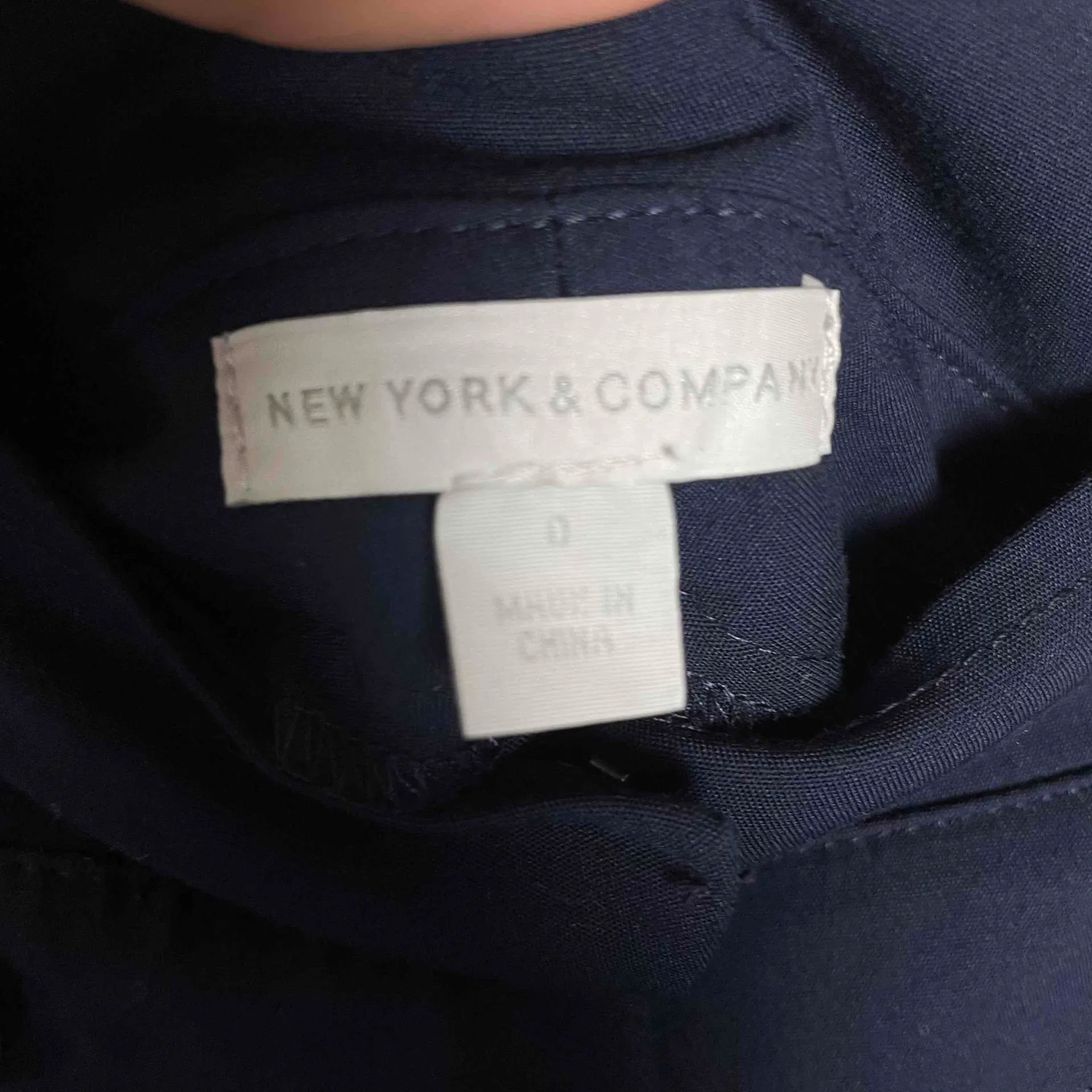 New York & Co. Women's Navy Military Highrise Ankle Ponte Pants Size 0‎ Blue - Image 5