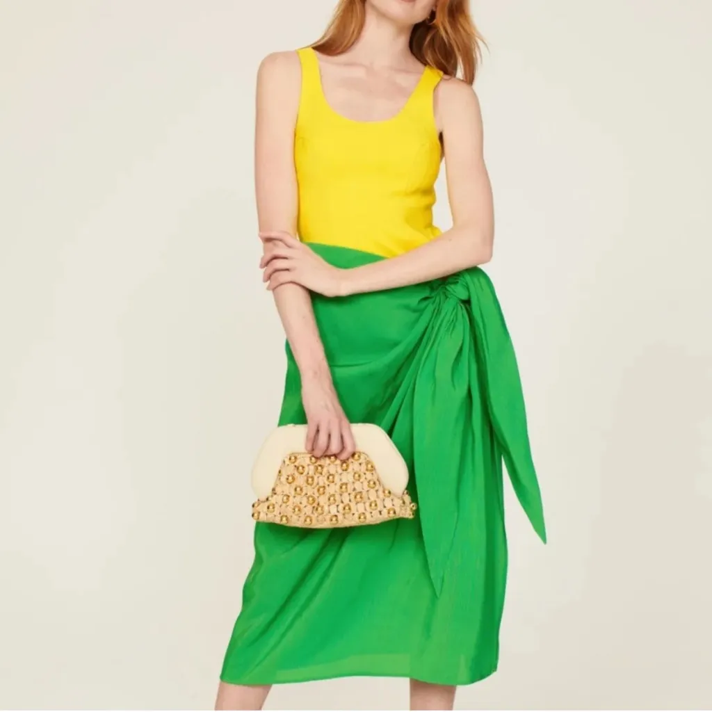 Rosie Assoulin Sarong Dress‎ 2 Yellow - Image 3