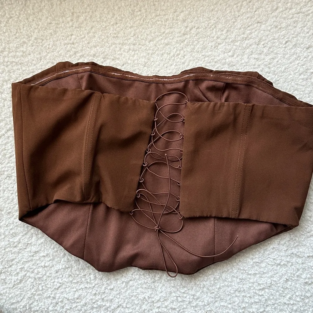 whitefox boutique brown corset NWOT - Image 2