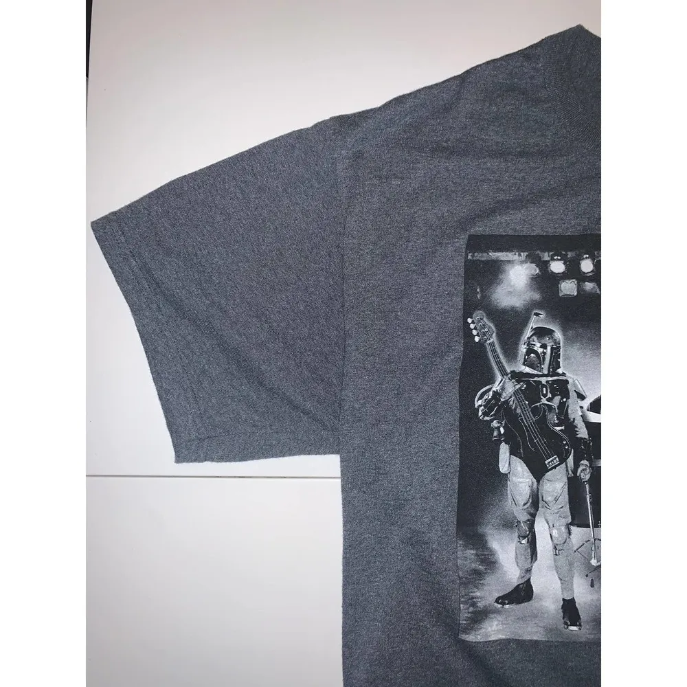 Vintage Rare  Band Vader Boba Fett Stormtrooper Shirt Size Large - Image 3