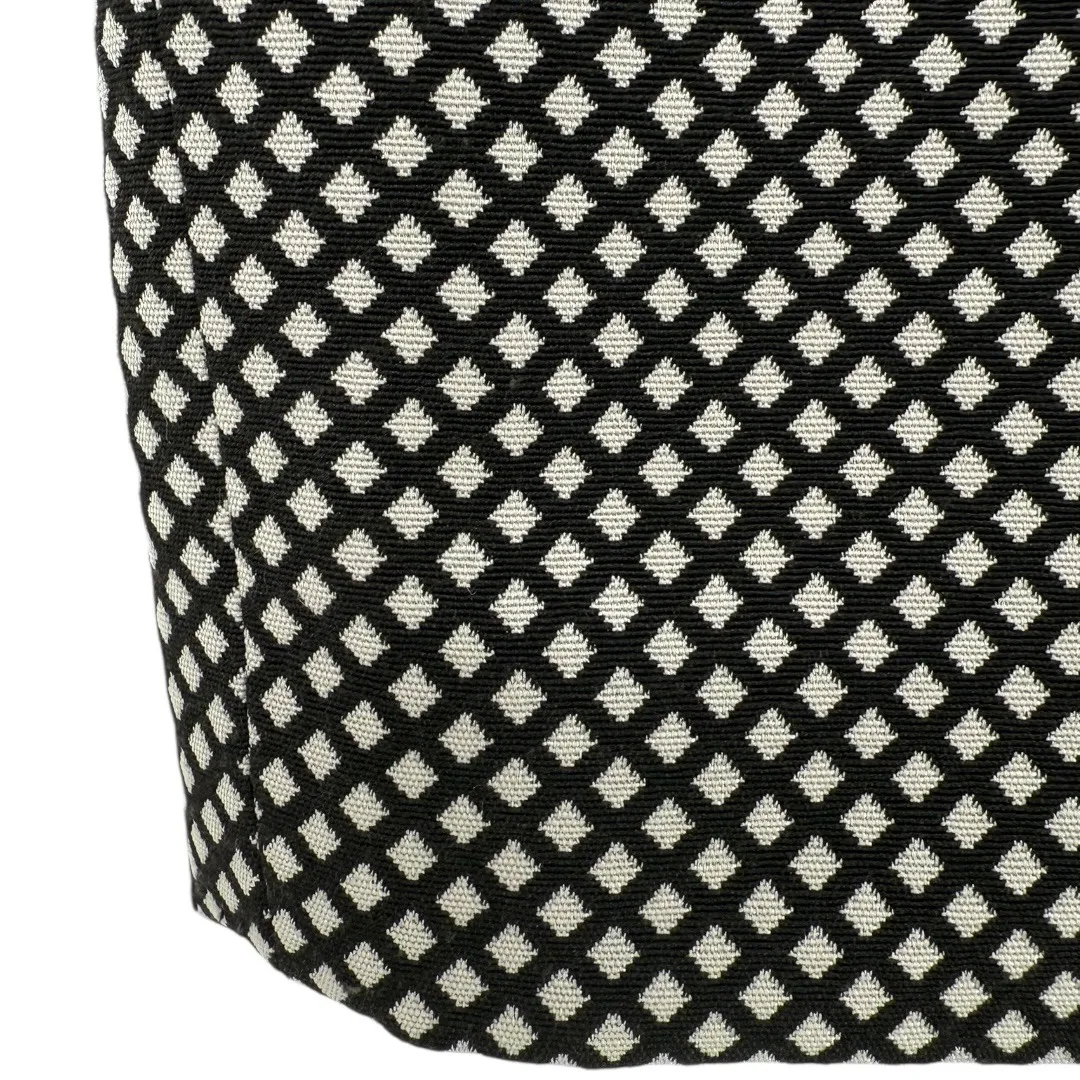 Ann Taylor‎ Women's Black White Diamond Print Pencil Skirt Size 14 Career Office - Image 7