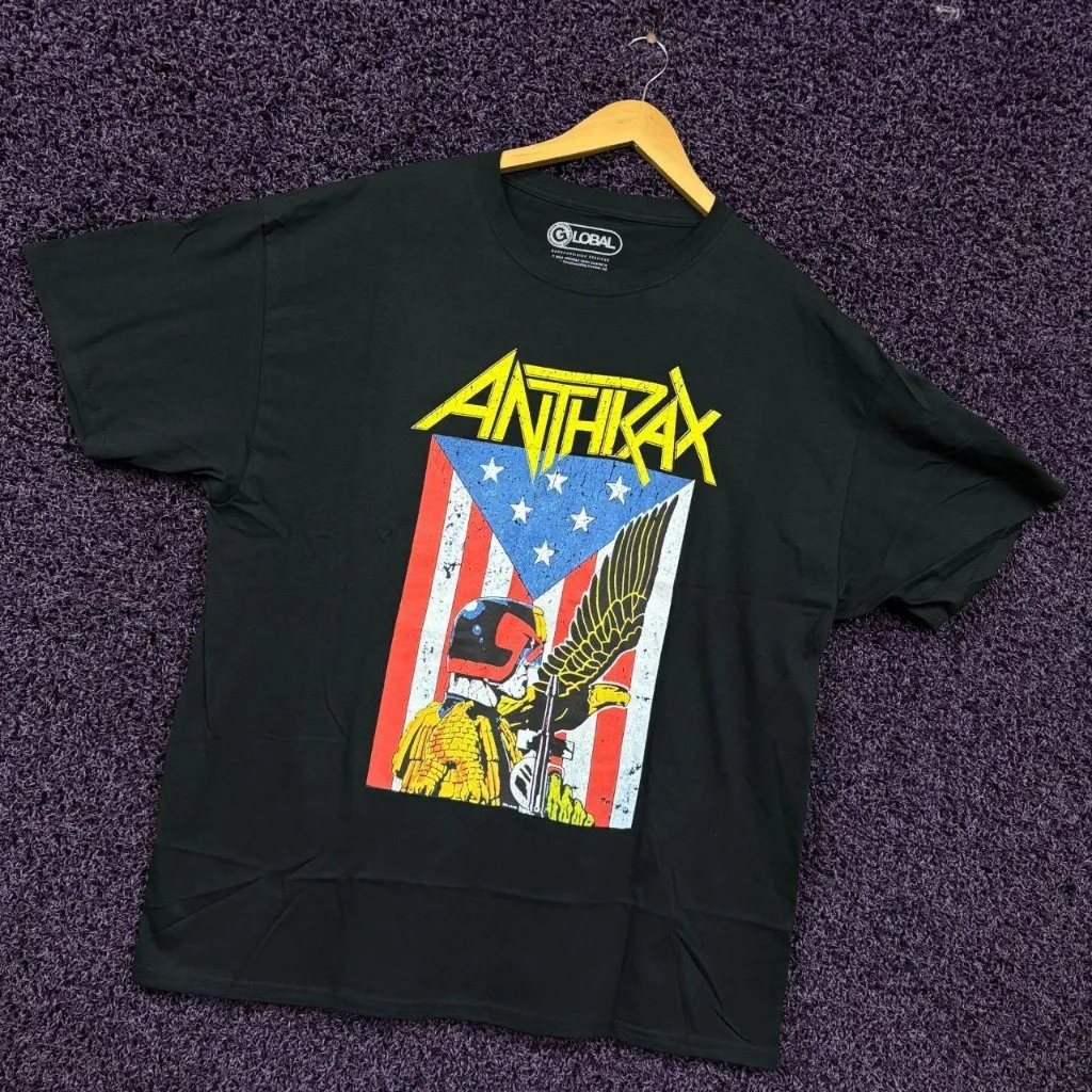 Anthrax I'm the Law Among the Living Thrash Metal T-Shirt XL - Image 3