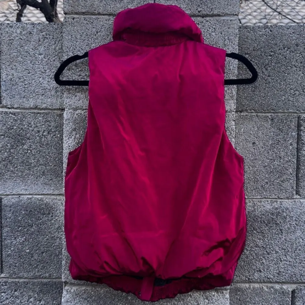 Gap Red Puffer Vest Wimen's XXS XS - Image 6