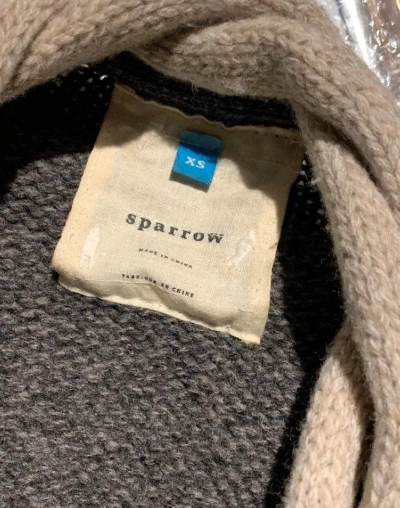 Sparrow from  open Cardigan Sweater - Image 3