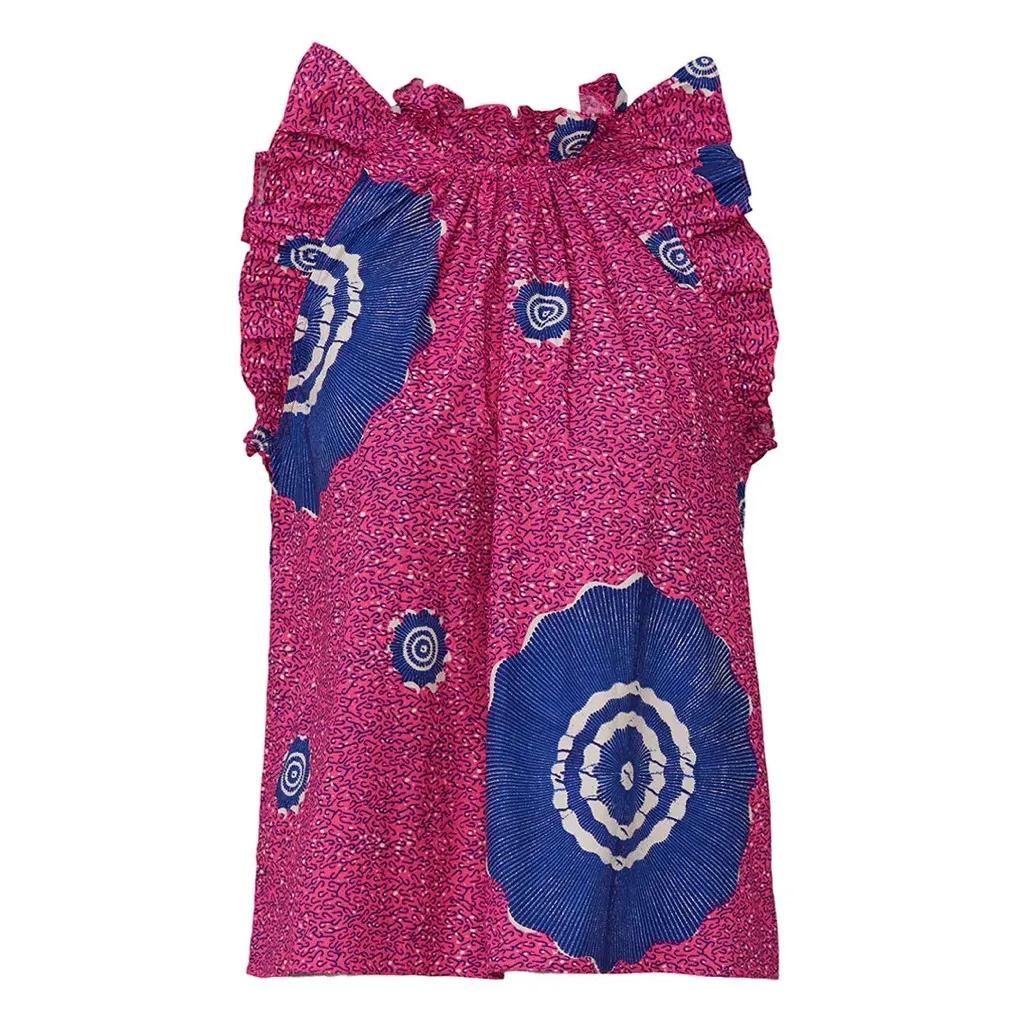 Ulla Johnson Tilda Top + Martime Shorts in Fuchsia 2 Piece Matching Set Size 2 - Image 12